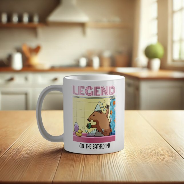 Taza De Café Leyenda (En el baño) Canta Groundhog (Subido por el creador)