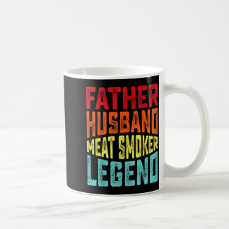 Taza De Café Leyenda Parrillero Maestro Ahumador De Carne Espos