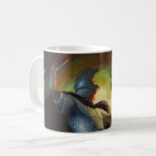 Taza De Café Leyendas de Charlemagne por Newell Convers Wyeth