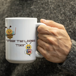 Taza De Café Leyendas personalizables Enseñanza de Abejas