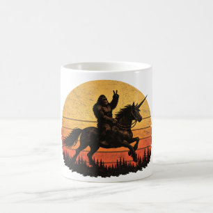 Taza De Café Leyendas Retro Divertidas de Bigfoot Sasquatch y U