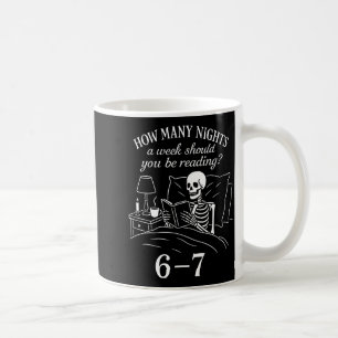 Taza De Café Leyendo 67 Meme Englieacher Divertido 67 Amante de