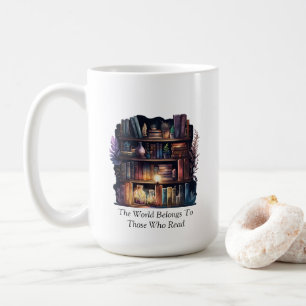 Taza De Café Leyendo bloqueo