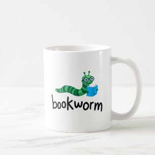 Taza De Café Leyendo librero Buddy Cute con libro