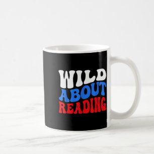 Taza De Café Leyendo libros lector amante bibliotecario maestro
