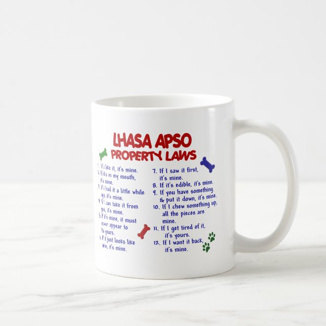 Taza De Café Leyes 2 de la propiedad de LASA APSO (Derecha)