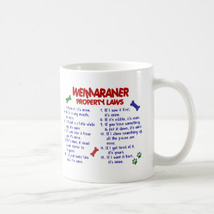 Taza De Café Leyes 2 de la propiedad de WEIMARANER