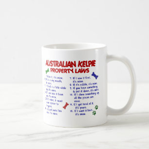 Taza De Café Leyes AUSTRALIANAS 2 de la propiedad del KELPIE