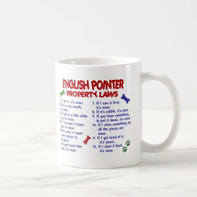 Taza De Café Leyes INGLESAS 2 de la propiedad del INDICADOR (Derecha)