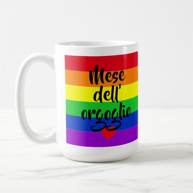 Taza De Café #LGBT #love #primo #gay #lesbian #libertad #desfil (Izquierda)