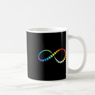 Taza De Café Lgbtq Infinity Heart Arcoiris Neurodiversidad Auti