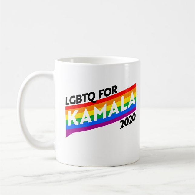 Taza De Café LGBTQ para KAMALA 2020 (Izquierda)
