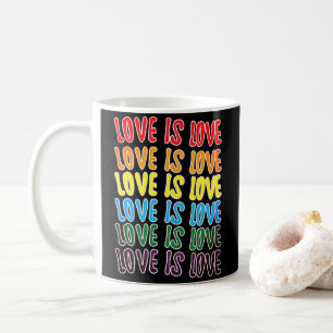 Taza De Café LgbtqLove es la tipografía del amor