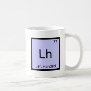 Taza De Café Lh - Camiseta de símbolo de elemento químico para