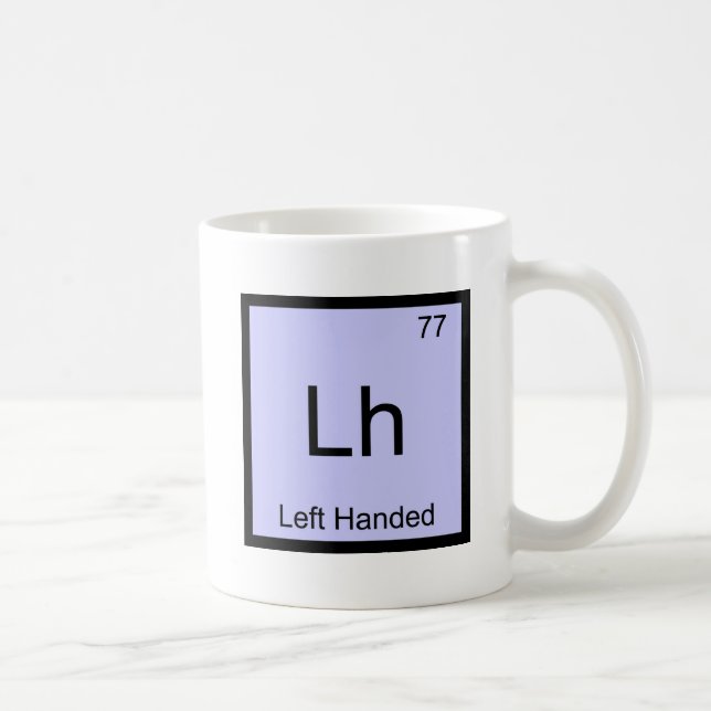 Taza De Café Lh - Símbolo de tabla periódica de química manual  (Derecha)