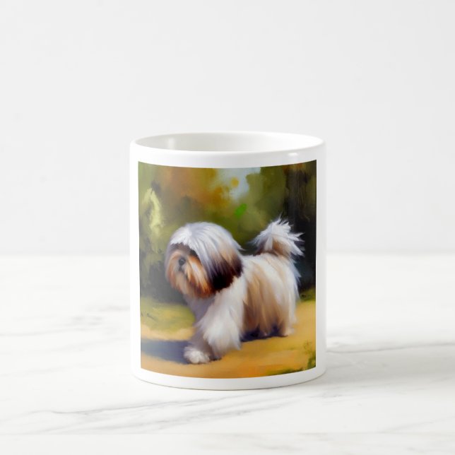 Taza De Café Lhasa Apso Dog (Centro)