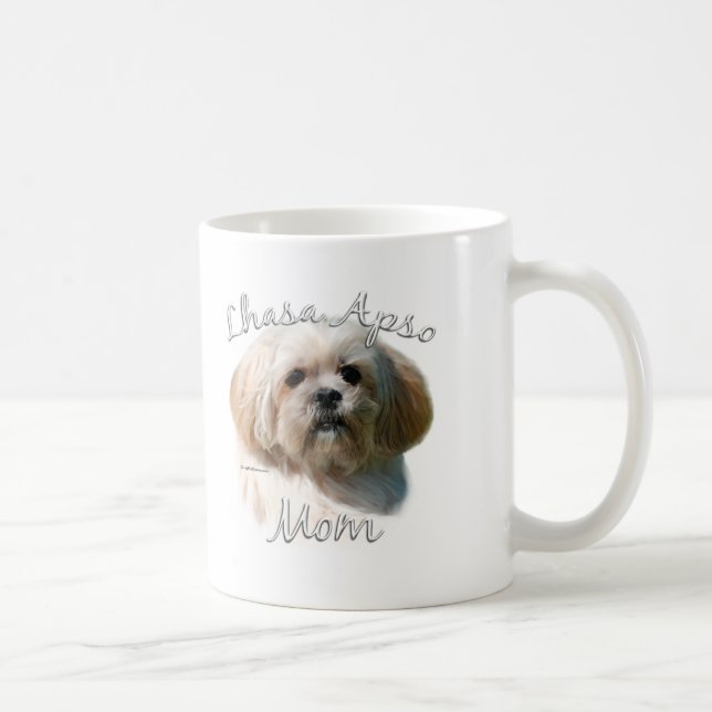 Taza De Café Lhasa Apso Mom 2 (Derecha)