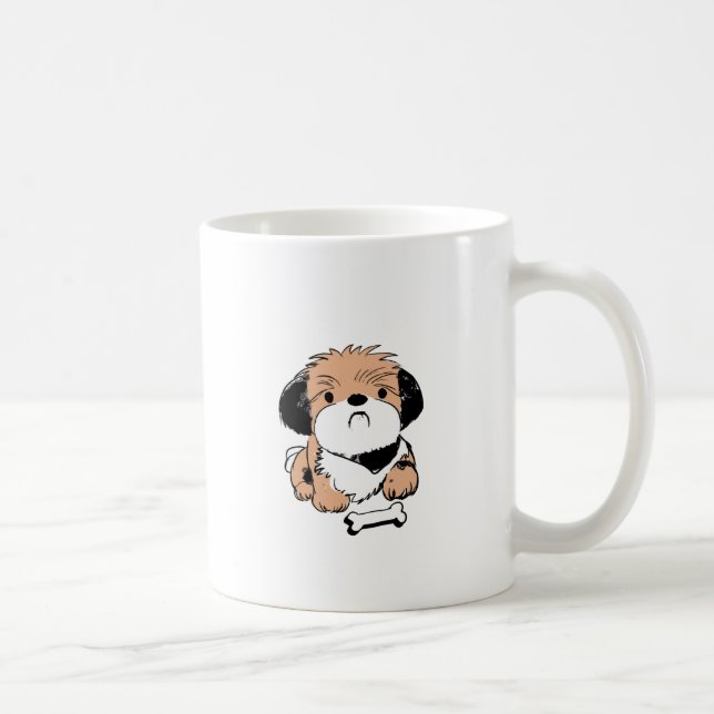 Taza De Café Lhasa Apso y premio para perro (Derecha)