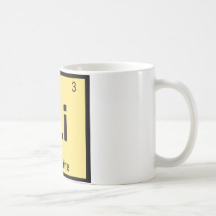 Taza De Café Li - Química de la Pasta Linguine Tabla Periódica