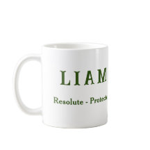 {Liam} Nombre significa Escudo Mug