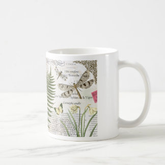 Taza De Café libélula francesa vintage moderna