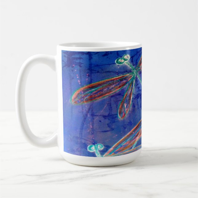 Taza De Café Libélula Indigo Haze Flit (Izquierda)