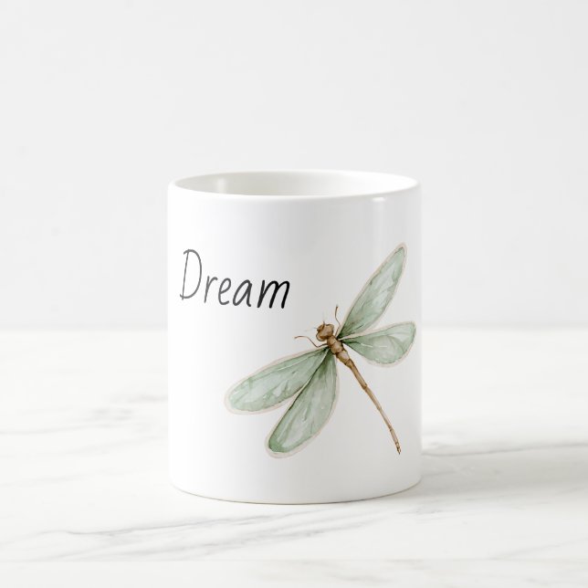 Taza De Café Libélula Sueño Menta (Centro)