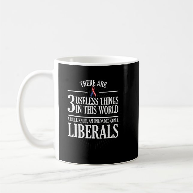Taza De Café Liberales inútiles y antiliberales, lágrimas liber (Izquierda)