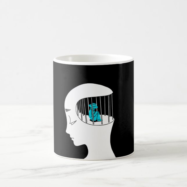 Taza De Café Liberar tu mente café Mug (Centro)