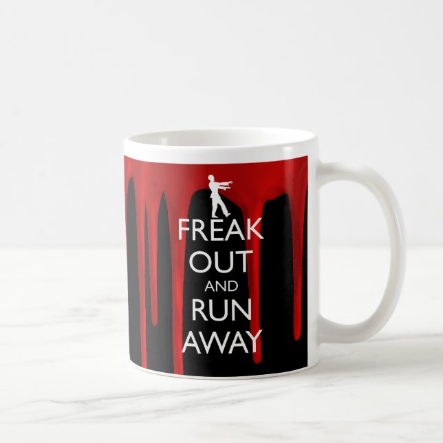 Taza De Café LIBERAR Y SACAR A LOS zombies (Derecha)