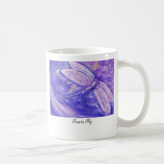 Taza De Café Libere para volar (Derecha)