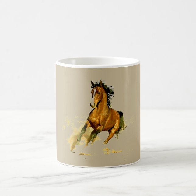 Taza De Café Libertad - Caballo Corriendo (Centro)
