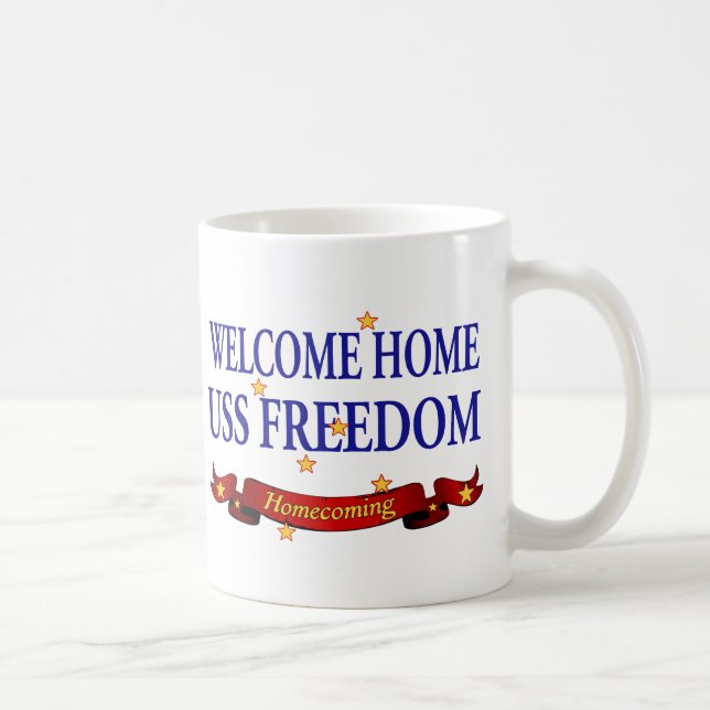Taza De Café Libertad casera agradable de USS (Derecha)
