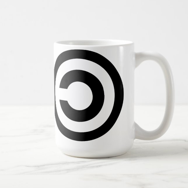 Taza De Café Libertad de Copyleft (Derecha)