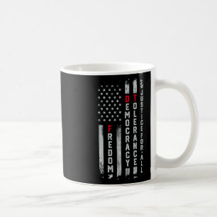 Taza De Café Libertad Democracia Tolerancia Justicia Todos Los