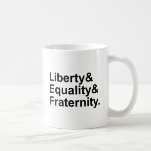 Taza De Café Libertad Igualdad Fraternidad Lema de la República