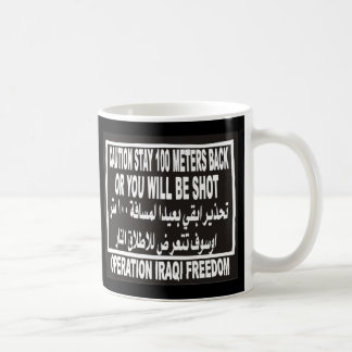 Taza De Café Libertad iraquí de la operación - la estancia
