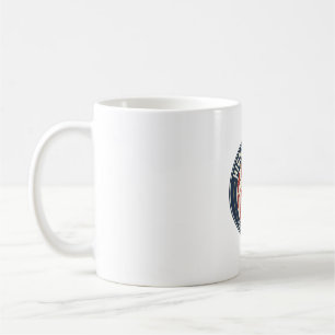 Taza De Café Libertad Oculta Patriótica Ilusión Óptica Patrióti