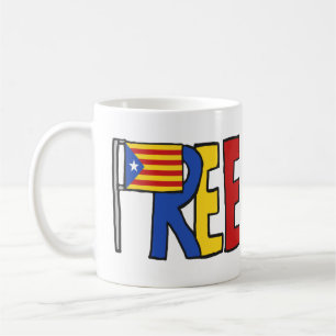 Taza De Café Libertad para la independencia catalana