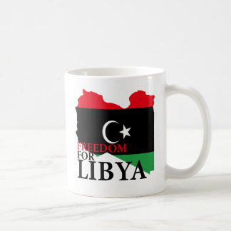 Taza De Café Libertad para Libia