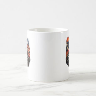 Taza De Café Libertad para Siempre – Águila Calva Realista 4 de