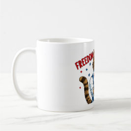Taza De Café Libertad servida - Gracioso gato Waiter Mug