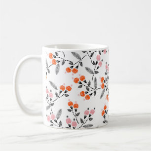 Taza De Café Liberty Florals: Bordado con la mano