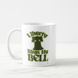 Taza De Café Liberty Rings My Bell Fun American Logo
