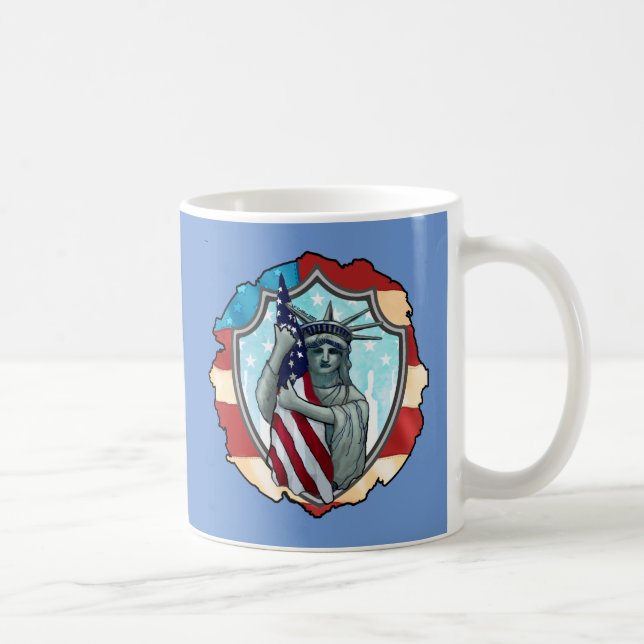 Taza De Café Liberty USA mug (Derecha)