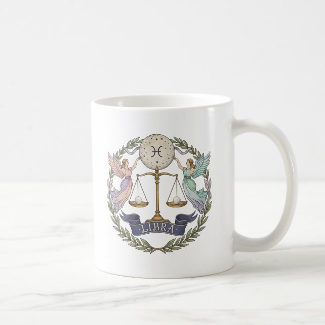 Taza De Café Libra Angelic Libra Coffee Cup (Derecha)