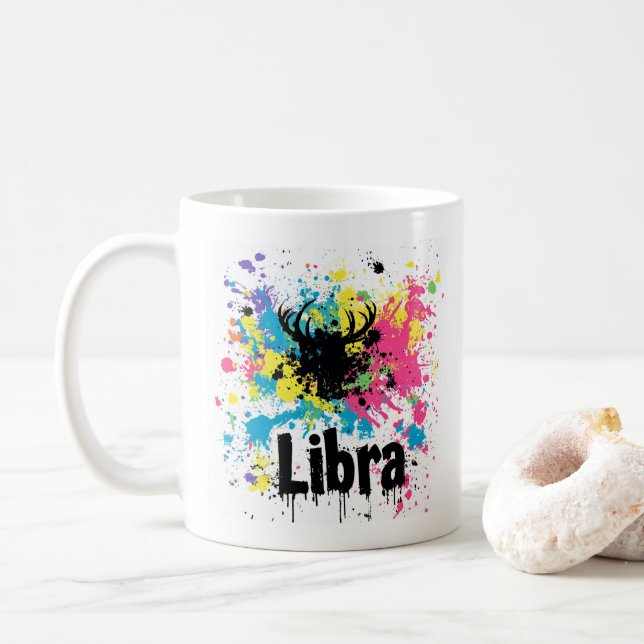 Taza De Café "Libra de retroceso de los años 90: Mugre de pintu (Con donut)