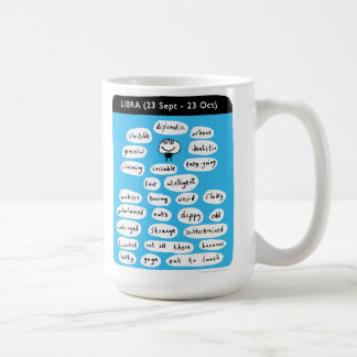 Taza De Café LIBRA (el 23 de sept. - 23 de octubre)