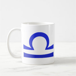 Taza De Café Libra en azul