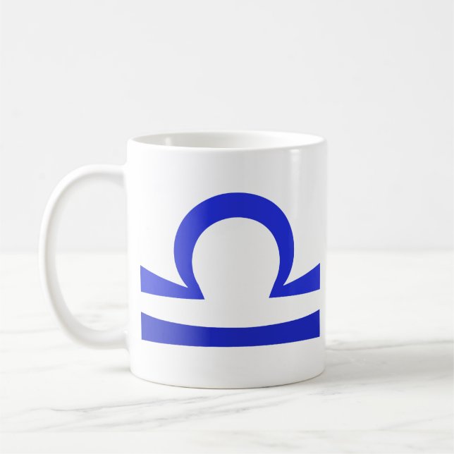 Taza De Café Libra en azul (Izquierda)